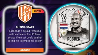 DUTCH GOALS SBC SOLUTION  ARJEN ROBBEN 96 PRIME MAD FUT ICON  MAD FUT 22 [upl. by Serg417]