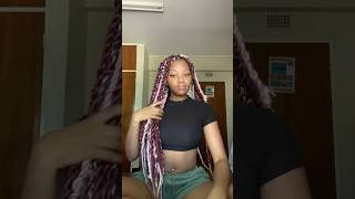 Braiding my 4c hair explore relatable braids 4chair [upl. by Malloy]