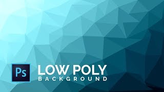 How to make a Cool Low Poly Background  Photoshop CS6CC Tutorial Background Design [upl. by Roxy]