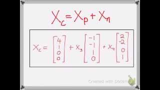 Linear Algebra Finding the Complete Solution [upl. by Hassi220]