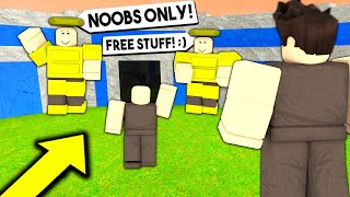 GOD TRIBE Only Lets NOOBs In So I Went UNDERCOVER Roblox Booga Booga [upl. by Zug132]