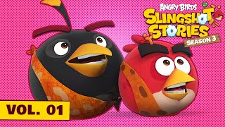 All Birds in Angry Birds slingshot games gameplay [upl. by Nohsreg731]