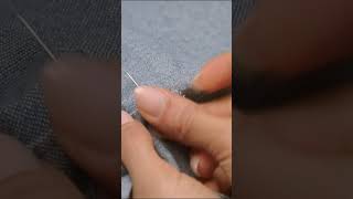 Great sewing trick  how to fix a hole in clothes with a sewing needle Miarti 🧵✂️ [upl. by Fulvia]