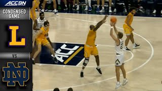 Lipscomb vs Notre Dame Condensed Game  202223 ACC Men’s Basketball [upl. by Tarabar]