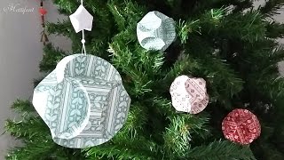 Hattifant  Christmas PATTERN Edition  Triskele Paper Globes [upl. by Base435]