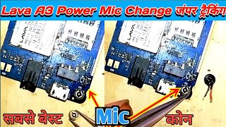 Lava A3 power mic problem  Lava LF3000 Mic Jumper [upl. by Atiuqad]