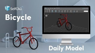 3d Design Online – How to Use 3d Design to Model a 3D printable Bicycle in Selfcadcom [upl. by Kippie]