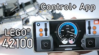 LEGO 42100  LEGO Liebherr R 9800 Excavator  LEGO Technic Control App Review [upl. by Baram646]