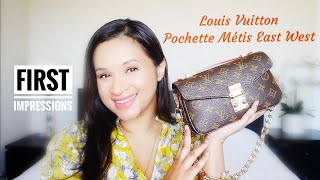 Louis Vuitton Pochette metis EAST WEST Bag First Impressions Ft ViVaia Shoes [upl. by Gninnahc898]