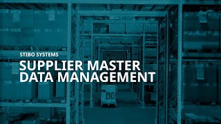 Supplier Master Data Management [upl. by Gambrell]