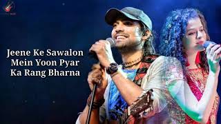 Dhadkan Lyrics  Jubin Nautiyal Palak Muchhal [upl. by Odlavu]