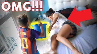 ICE WATER PRANK ON MY MOM I Got Revenge  The Royalty Family [upl. by Radnaxela267]