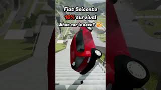 Fiat Seicento VS stairs mysummercar shorts beamngdrive crash foryou fiat dc [upl. by Iain268]