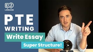 PTE Writing Write Essay SUPER STRUCTURE  Sentence by Sentence with Jay [upl. by Nodanrb]