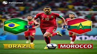 Brazil Vs Morocco  Quarter Final  FIFA FUSTAL WORLD CUP 2024  UZBEKISTAN  Live [upl. by Ecnerret]