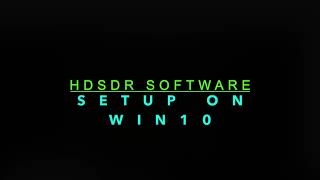 HDSDR Setup For Windows 10  RTLRTLTCP [upl. by Xino622]