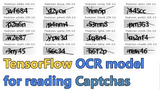 TensorFlow StepbyStep Captcha solving tutorial with custom OCR model [upl. by Maurie]