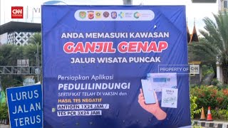 Jalur Puncak Terapkan Ganjil Genap 24 Jam [upl. by Karlan]