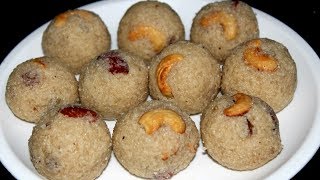 Easy Rava Laddu Preparation in Telugu రవ్వ లడ్డు చేయడం ఎలా [upl. by Karisa]