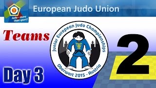 Junior European Judo Championships  Oberwart AUT  Day 3  Tatami 2 [upl. by Drus]