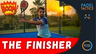 How to FINISH an easy ball Padel Tactics [upl. by Matthias]