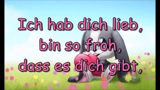 Schnuffel  Ich hab dich lieb mit Lyrics [upl. by Ellerihs]