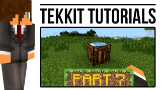 Tekkit Tutorial Automatic Crafting Tables BuildCraft [upl. by Hannala483]