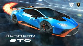 Rocket LeagueÂ®  Lamborghini HuracÃ¡n STO Trailer [upl. by Ahar]