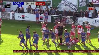 RugbyNationale 2 Anglet contre Mauleon 1611 2024 [upl. by Tebzil15]