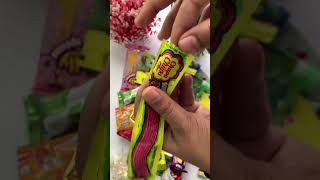 Chupa chups sour belt strawberry asmr [upl. by Aileda635]