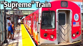 ⁴ᴷ⁶⁰ R143 Special “SUPREME” Train on the L Line [upl. by Saeger]