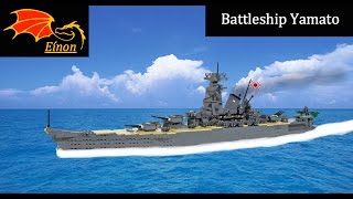 LEGO Yamato Battleship [upl. by Sanjiv687]