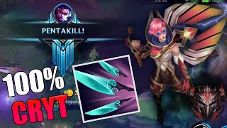 GM OTP VAYNE PENTAKILL  WILD RIFT NAVORI BUILD [upl. by Swanson181]