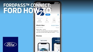 Using the FordPass™ App with FordPass Connect  Ford HowTo  Ford [upl. by Berna]