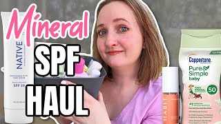 Sunscreen Haul JULY 2021 4 MINERAL Sunscreens  HABIT Sunscreen First Impression [upl. by Kaine]