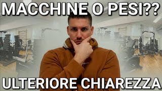 MACCHINARI O PESI LIBERI ULTERIORI CHIARIMENTI [upl. by Peednama]