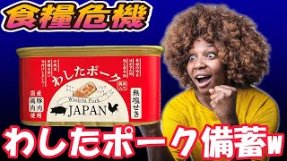 食糧危機に備えて「わしたポークJAPAN」を備蓄w わしたポーク 豚肉 鶏肉 食品添加物 無添加 お手軽 美味しい 食卓 沖縄県物産公社 [upl. by Redmer]