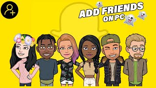 How To Add Friends On SnapChat PC 2023 Guide [upl. by Leksehcey559]