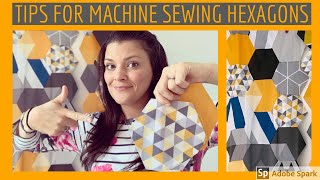 Hexie Quilts Made Easy Tips For Sewing Hexagons Using Your Sewing Machine Quilting for Beginners [upl. by Changaris756]