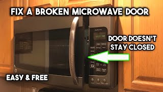 Repair a Broken Microwave Door Latch [upl. by Eniahs]