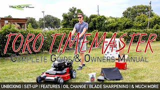 TORO TimeMaster  Owners Manual and complete Guide [upl. by Buttaro327]