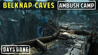 Stealth Belknap Caves Ambush Camp  Clear Camp amp Locate Bunker  Days Gone [upl. by Aneleairam]