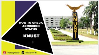 How to check admission status for KNUST [upl. by Aniela]