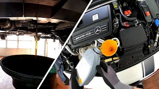 MercedesBenz 7GDCT Gearbox  Oil Change [upl. by Tarabar130]