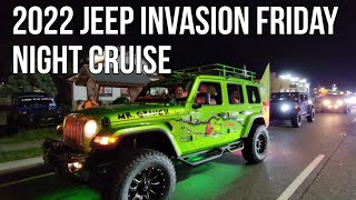 2022 Jeep Invasion Friday Night Cruise Pigeon Forge Tennessee Jeeps Down the Parkway [upl. by Anelliw]