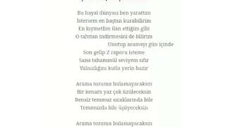 Şimal  Z Raporu yrics [upl. by Nylahs471]