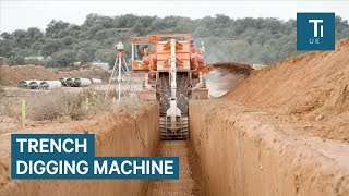 Monster Machine Can Dig Trenches In Seconds [upl. by Levinson138]