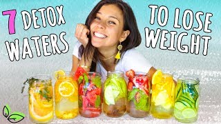 7 DETOX WATERS FOR WEIGHT LOSS💦Yovana [upl. by Golightly343]