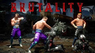 Mortal Kombat 11 All Johnny Cage Skins Gear And Kosmetics [upl. by Grussing452]