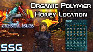 ARK Crystal Isles Honey and Organic Polymer Location SeeShellGaming [upl. by Lynsey853]